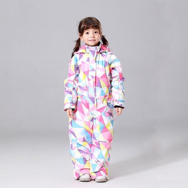 Ski Outlet ● Girls One Piece Style Winter Fashion Ski Suits Winter Jumpsuit Snowsuits - Ski Outlet ● Girls One Piece Style Winter Fashion Ski Suits Winter Jumpsuit Snowsuits-01-0