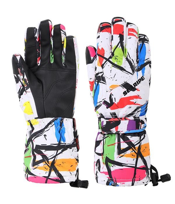 Clearance Sale ● Women's Winter Snow Addict Colorful Fantasy Waterproof Snowboard Gloves - Clearance Sale ● Women's Winter Snow Addict Colorful Fantasy Waterproof Snowboard Gloves-01-6