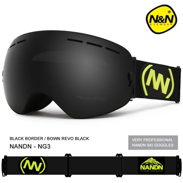 Ski Gear ● Unisex Nandn Fall Line Colorful Snow Goggles - Ski Gear ● Unisex Nandn Fall Line Colorful Snow Goggles-01-0