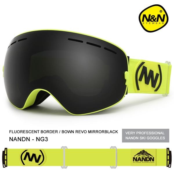 Ski Gear ● Unisex Nandn Fall Line Colorful Snow Goggles - Ski Gear ● Unisex Nandn Fall Line Colorful Snow Goggles-01-22