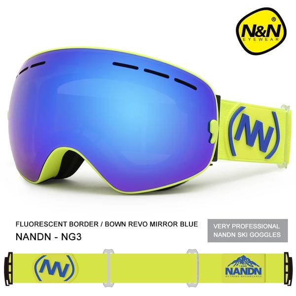Ski Gear ● Unisex Nandn Fall Line Colorful Snow Goggles - Ski Gear ● Unisex Nandn Fall Line Colorful Snow Goggles-01-16