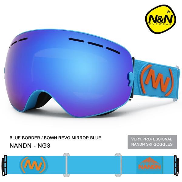 Ski Gear ● Unisex Nandn Fall Line Colorful Snow Goggles - Ski Gear ● Unisex Nandn Fall Line Colorful Snow Goggles-01-6
