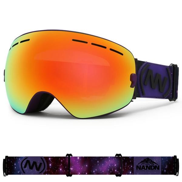 Ski Gear ● Unisex Nandn Fall Line Colorful Snow Goggles - Ski Gear ● Unisex Nandn Fall Line Colorful Snow Goggles-01-9