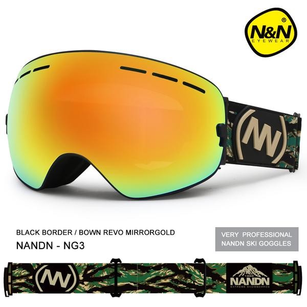Ski Gear ● Unisex Nandn Fall Line Colorful Snow Goggles - Ski Gear ● Unisex Nandn Fall Line Colorful Snow Goggles-01-2