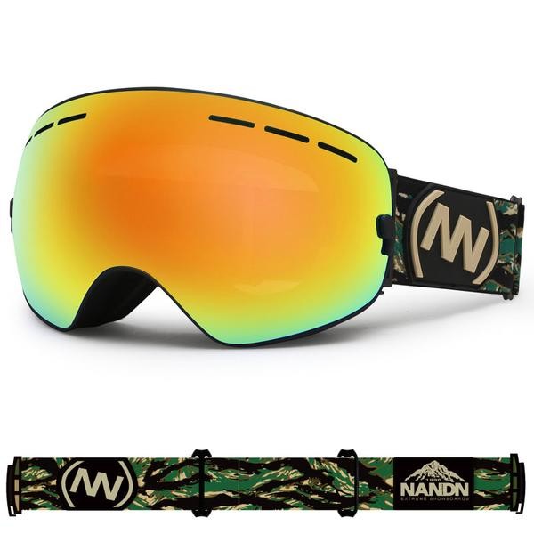 Ski Gear ● Unisex Nandn Fall Line Colorful Snow Goggles - Ski Gear ● Unisex Nandn Fall Line Colorful Snow Goggles-01-3