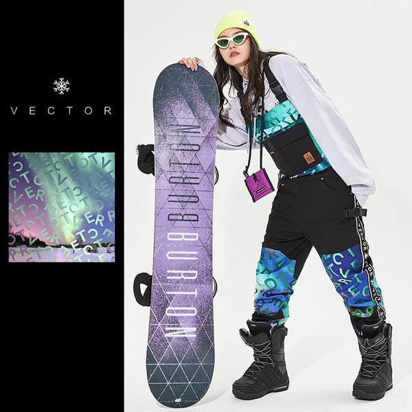 Ski Outlet ● Women's Vector Glittery Star Insulated Overalls Bib Snow Pants - Ski Outlet ● Women's Vector Glittery Star Insulated Overalls Bib Snow Pants-01-1