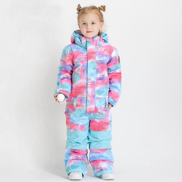 Ski Outlet ● Youth Waterproof Colorful Winter Cuty Ski Suit One Piece Snowsuits - Ski Outlet ● Youth Waterproof Colorful Winter Cuty Ski Suit One Piece Snowsuits-01-2