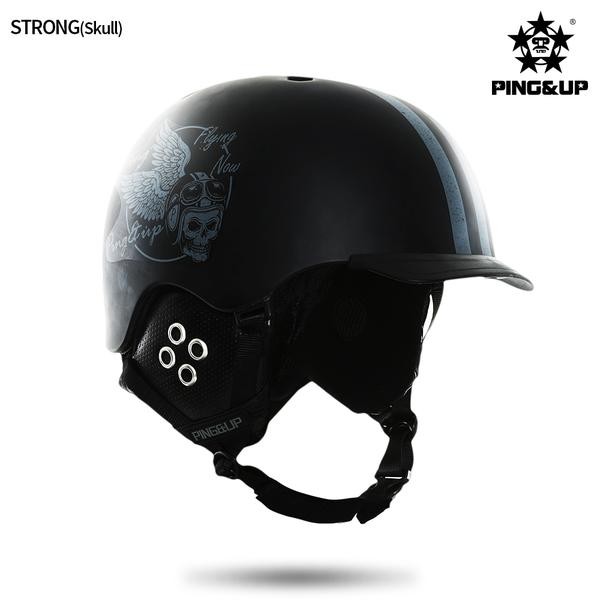 Ski Gear ● PingUp Unisex Ghost Rider Winter Snow Helmet - Ski Gear ● PingUp Unisex Ghost Rider Winter Snow Helmet-01-0