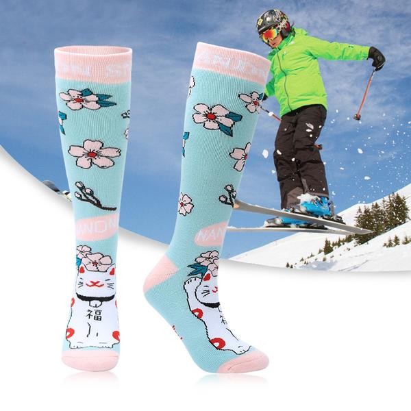 Ski Outlet ● Kids Nandn Cute Pattern Unisex Ski & Snowboard Socks - Ski Outlet ● Kids Nandn Cute Pattern Unisex Ski & Snowboard Socks-01-3