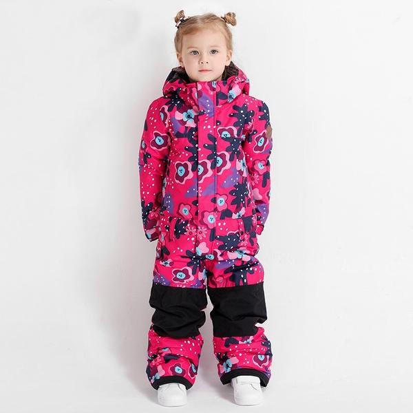 Ski Outlet ● Youth Waterproof Colorful Winter Cuty Ski Suit One Piece Snowsuits - Ski Outlet ● Youth Waterproof Colorful Winter Cuty Ski Suit One Piece Snowsuits-01-1