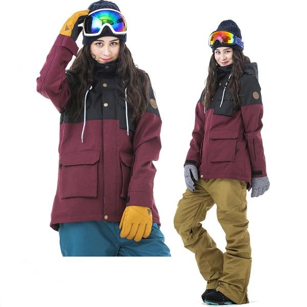 Clearance Sale ● Women's Japan Secret Garden Grande Type-B Solid Color Snowboard Jacket - Clearance Sale ● Women's Japan Secret Garden Grande Type-B Solid Color Snowboard Jacket-01-2