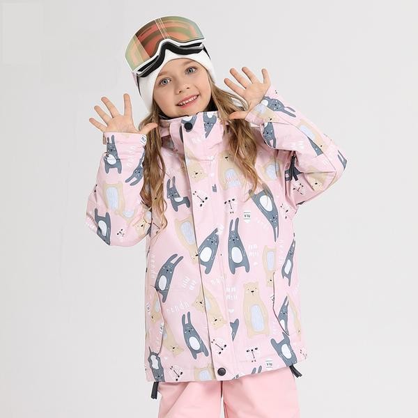 Ski Outlet ● Kids Unisex Nandn Winter Wonderland Sportswear Waterproof Ski Jacket - Ski Outlet ● Kids Unisex Nandn Winter Wonderland Sportswear Waterproof Ski Jacket-01-1