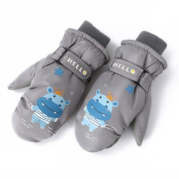 Clearance Sale ● Kid's Snowverb Cute Hippo Animal Pattern Waterproof Snow Mittens - Clearance Sale ● Kid's Snowverb Cute Hippo Animal Pattern Waterproof Snow Mittens-01-3