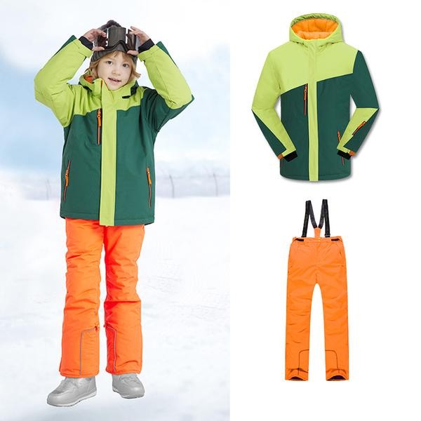Ski Outlet ● Girls Unisex Winter Mountain Snowsuits Waterproof Jackets & Pants Set - Ski Outlet ● Girls Unisex Winter Mountain Snowsuits Waterproof Jackets & Pants Set-01-0