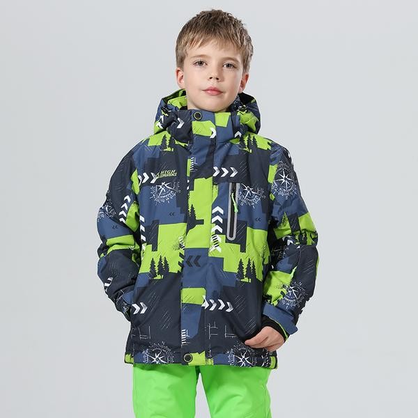 Ski Outlet ● Boy's High Experience Winter Sportswear Waterproof Snowboard Jacket - Ski Outlet ● Boy's High Experience Winter Sportswear Waterproof Snowboard Jacket-01-0