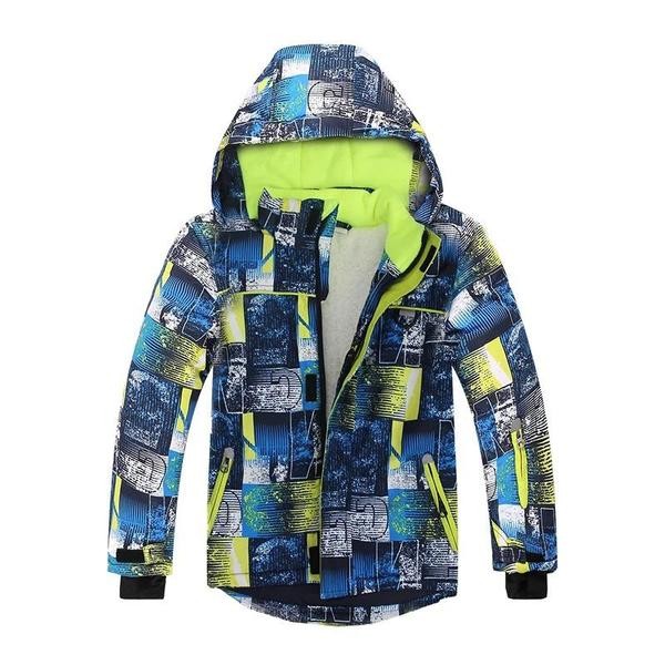 Ski Outlet ● Boy's Phibee Snowland Winter Sportswear Waterproof Ski Jacket - Ski Outlet ● Boy's Phibee Snowland Winter Sportswear Waterproof Ski Jacket-01-1