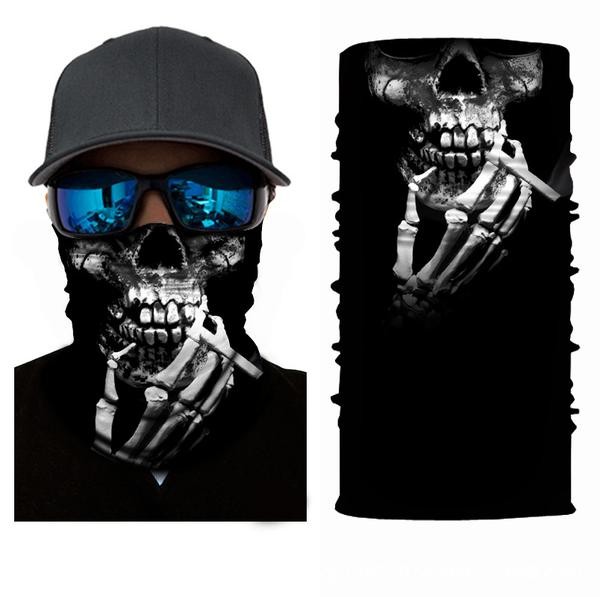 Ski Gear ● Unisex 3D Smoking Skull Face Masks & Neck Warmer - Ski Gear ● Unisex 3D Smoking Skull Face Masks & Neck Warmer-01-0