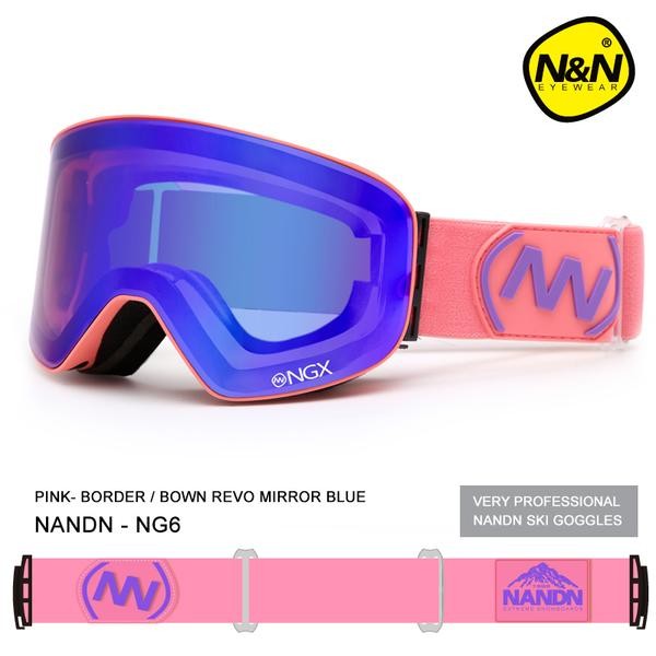 Clearance Sale ● Pink Unisex Nandn Skyline Ski/Snowboard Goggles - Clearance Sale ● Pink Unisex Nandn Skyline Ski/Snowboard Goggles-01-0