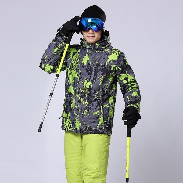 Ski Outlet ● Men's Wild Snow Vally Waterproof Insulated Ski Jacket - Ski Outlet ● Men's Wild Snow Vally Waterproof Insulated Ski Jacket-01-0