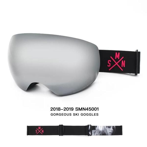 Ski Gear ● Unisex SMN Color Strap Full Screen Ski Goggles - Ski Gear ● Unisex SMN Color Strap Full Screen Ski Goggles-01-1