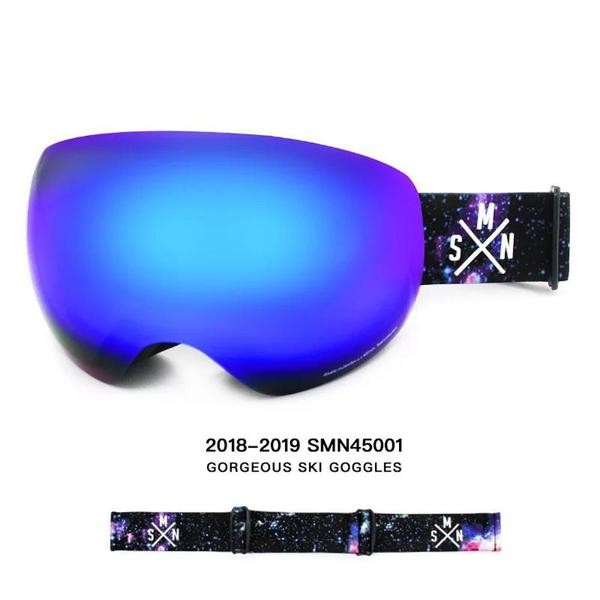 Ski Gear ● Unisex SMN Color Strap Full Screen Ski Goggles - Ski Gear ● Unisex SMN Color Strap Full Screen Ski Goggles-01-6