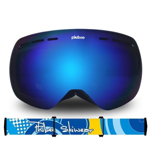 Ski Gear ● Unisex Phibee Ski Goggles Frameless 100% UV Protection - Ski Gear ● Unisex Phibee Ski Goggles Frameless 100% UV Protection-01-4