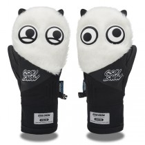 Ski Gear ● Women's Gsou Snow Mascot Furry Snowboard Gloves Winter Mittens-20