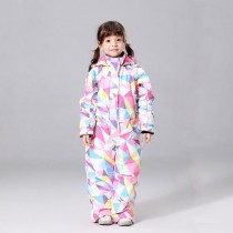 Ski Outlet ● Girls One Piece Style Winter Fashion Ski Suits Winter Jumpsuit Snowsuits-20