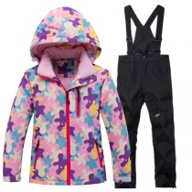 Ski Outlet ● Girls Fashion Cute Winter Sports Waterproof Snow Suits-20