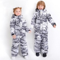 Ski Outlet ● Kids Unisex Waterproof Colorful Winter Outdoor Ski Suit One Piece Snowsuits For Boy & Girl-20
