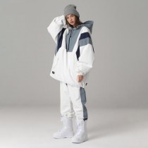 Ski Outlet ● Women's Searipe Unisex Snow Addict Street Fashion Outdoor Jacket & Pants Set-20