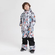 Ski Outlet ● Kids Unisex Nandn One Piece Stylish Ski Suits Winter Jumpsuit Snowsuits-20
