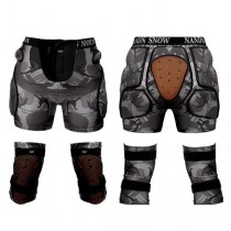 Ski Gear ● Nandn Unisex Total Impact Protective Shorts & Knee Pads-20