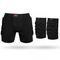 Ski Gear ● Nandn Unisex Undercover Protective Shorts & Knee Pads Set-20