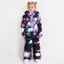 Ski Outlet ● Youth Waterproof Colorful Winter Cuty Ski Suit One Piece Snowsuits-20