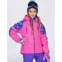 Ski Outlet ● Girl's Phibee Attractive Back Pattern Winter Outdoor Sportswear Waterproof Ski Jacket-20