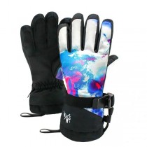 Clearance Sale ● Women's New Fashion Colorful Waterproof Ski Gloves-20