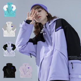 Clearance Sale ● Women's Unisex POMT Winter Melody Half Zipper Anorak Snow Jacket