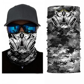 Ski Gear ● Unisex Toxic Gas 3D Pattern Face Masks & Neck Warmer
