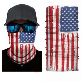 Ski Gear ● Unisex American Flag Pattern Face Masks & Neck Warmer