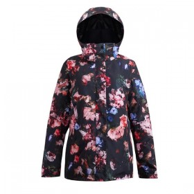 Clearance Sale ● Women's SMN Flower Bloom Colorful Print Waterproof Winter Snowboard Jacket