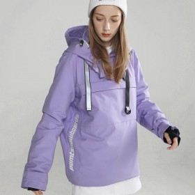 Ski Outlet ● Women's Unisex Authentic POMT Reflective Anorak Snow Jacket