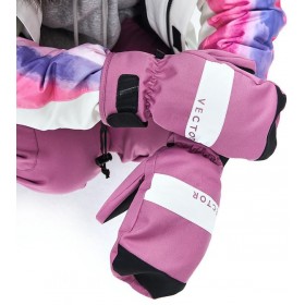Clearance Sale ● Women's Vector Snow Peak Pink Snowboard Mittens