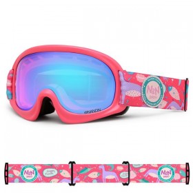 Clearance Sale ● Kids Nandn Unisex Wintersports Fashion Snow Goggles Package