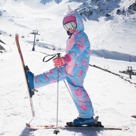 Ski Outlet ● Kids Unisex Waterproof Winter Animal Friendly One Piece Snowsuits
