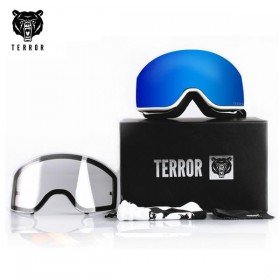 Clearance Sale ● Unisex Terror Frame Snowboard Goggles With 1 Spare Lens