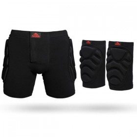 Ski Gear ● Nandn Unisex Undercover Protective Shorts & Knee Pads Set