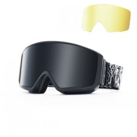 Clearance Sale ● Unisex LD Ski Snowboard Magnetic Snow Goggles / 1 Spare Lens