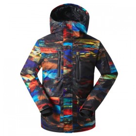 Clearance Sale ● Men's Gsou Snow Mountain Elite Sunset 15K Insulated Snowboard Jacket