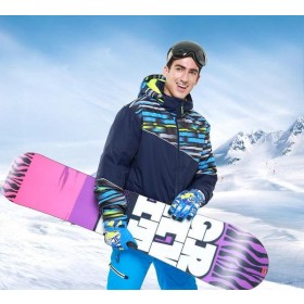 Clearance Sale ● Men's Phibee Analog Waterproof Outdoor Fleece Snowboard Jacket
